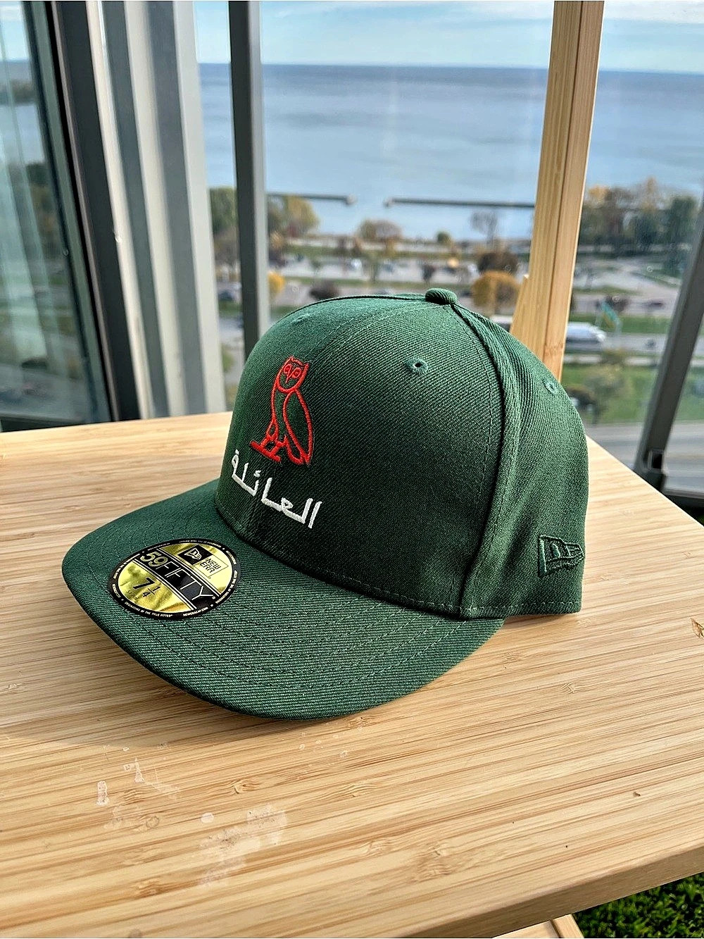 OVO New Era 59FIFTY Fitted Cap in Green 7 1/4 New